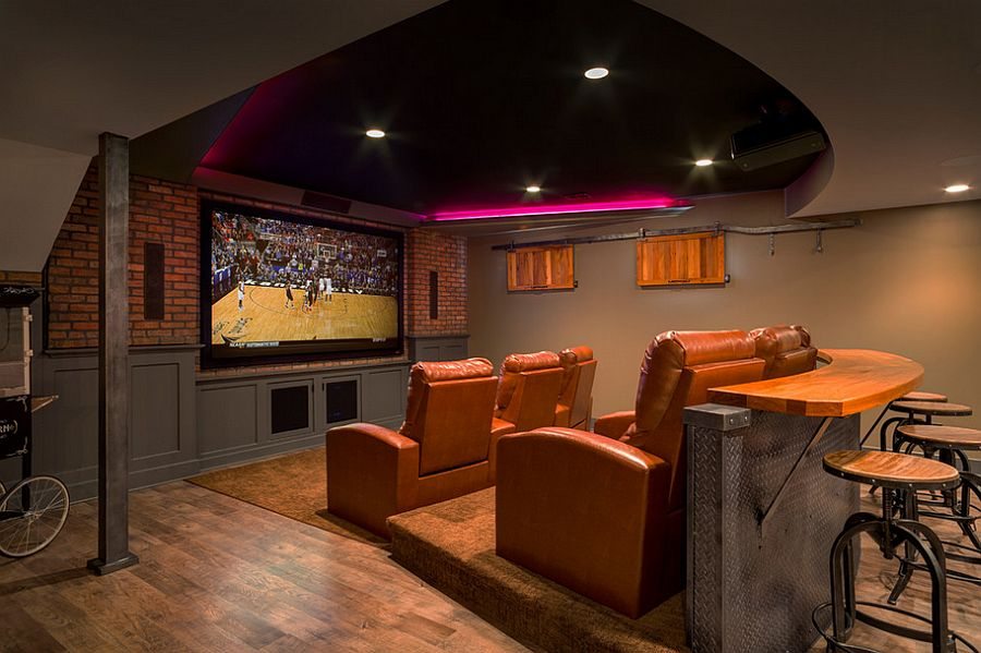 10 Awesome Basement Home Theater Ideas regarding How to Layer Light in Your Basement Theater for a True Cinema Feel
