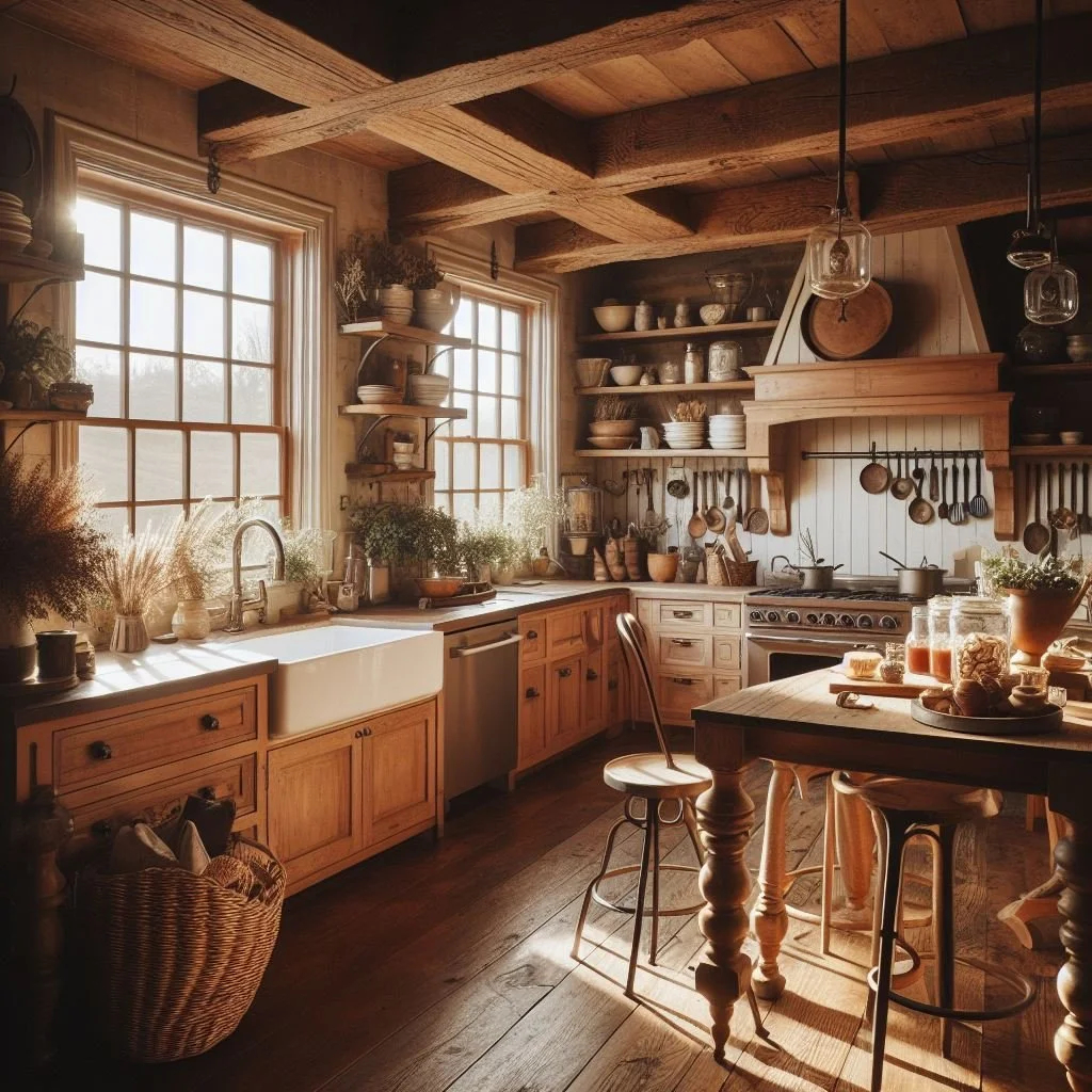 10 Farmhouse Kitchen Ideas For Rustic And Charming Design inside Modern Rustic Kitchen Design