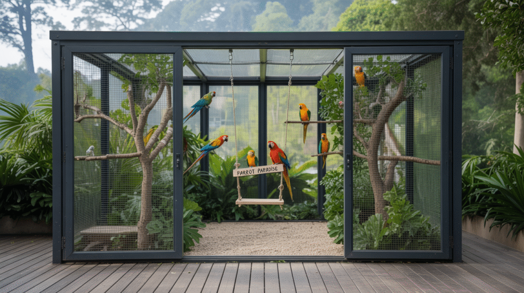 How to Design a Walk-In Aviary That Lets Your Birds Truly Fly