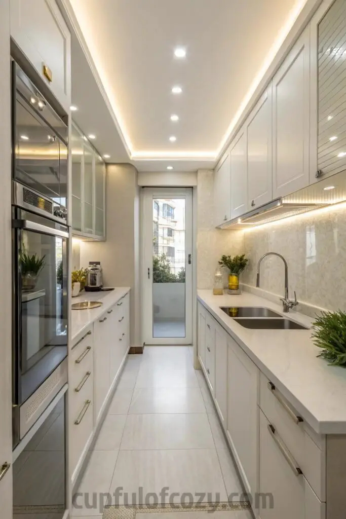 10 Smart Storage Hacks For Small Galley Kitchens - Cupful Of Cozy inside Clever storage hacks that transform tight galley layouts into functional hubs