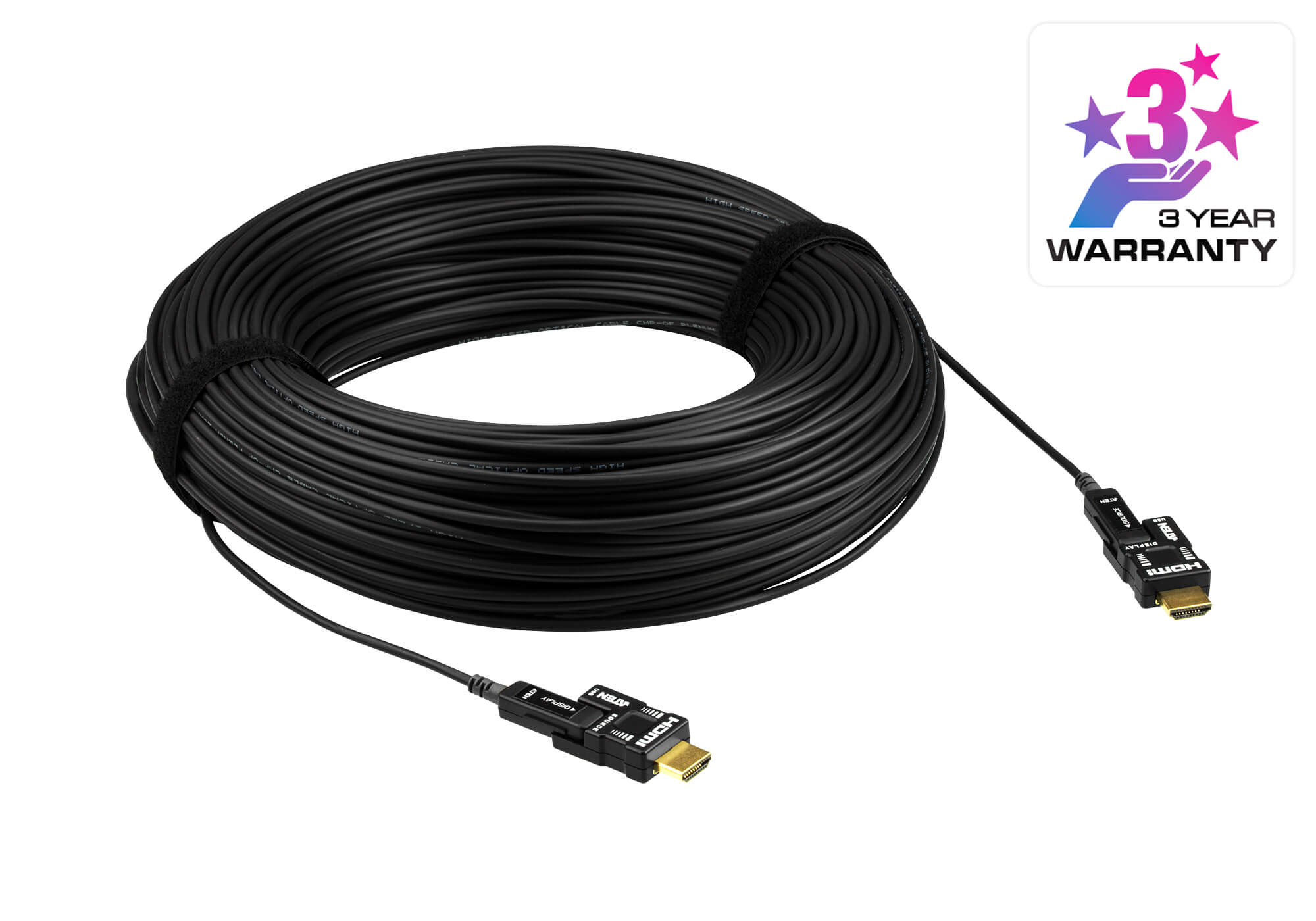 100M True 4K Hdmi Active Optical Cable (True 4K@100M) - Ve7835, Aten ... inside Hdmi Cable Length Limit 4K