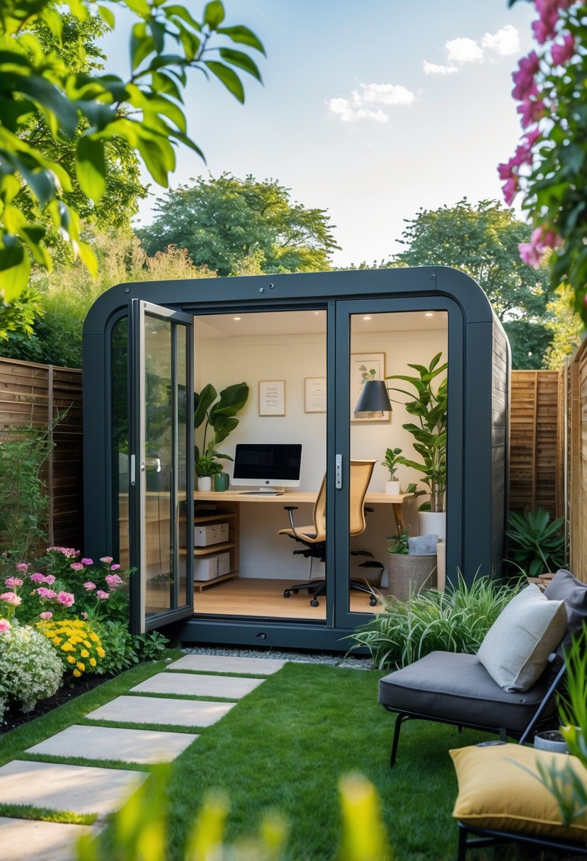 13 Backyard Office Ideas For Creating A Productive And Stylish Workspace for How to Transform Your Backyard Into a Functional Workspace This Year