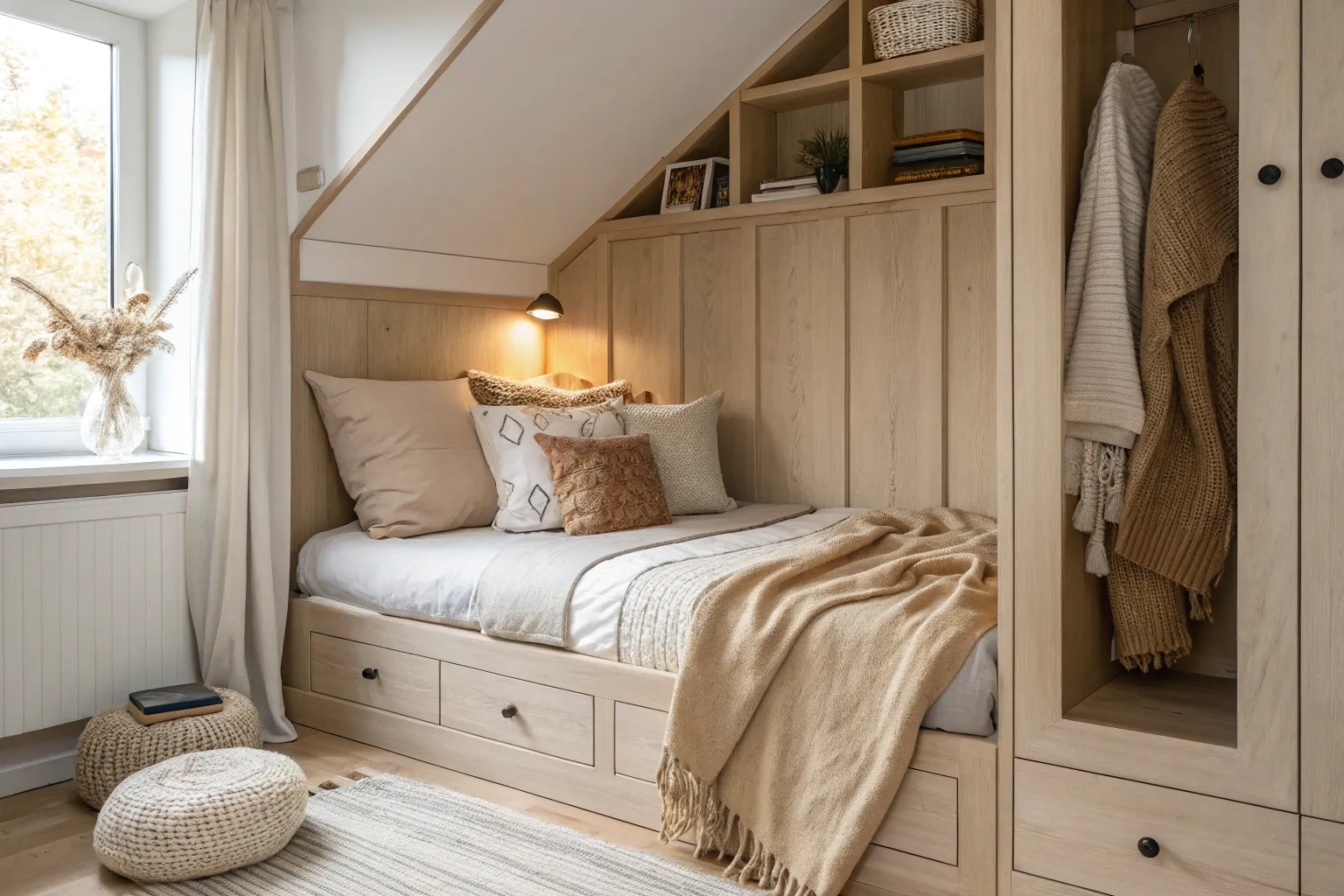 13+ Cozy Bed Nook In Wall Ideas For Your Home - Oh Loft within How to Create a Cozy Bed Nook Without Buying a Traditional Headboard