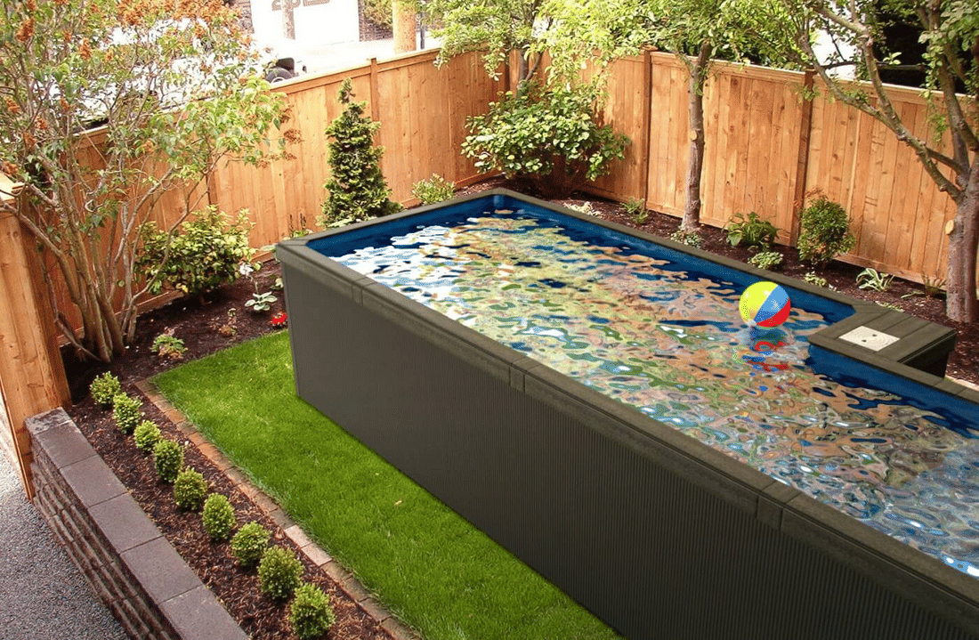 15 Beautiful Above Ground Pool Landscape Ideas To Elevate Your Pool ... regarding Small Backyard Solutions for Making Above Ground Pools Feel Spacious and Private