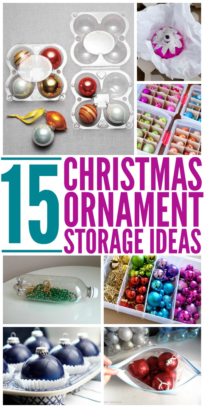 15 Clever Christmas Ornament Storage Ideas intended for Holiday Decoration Storage