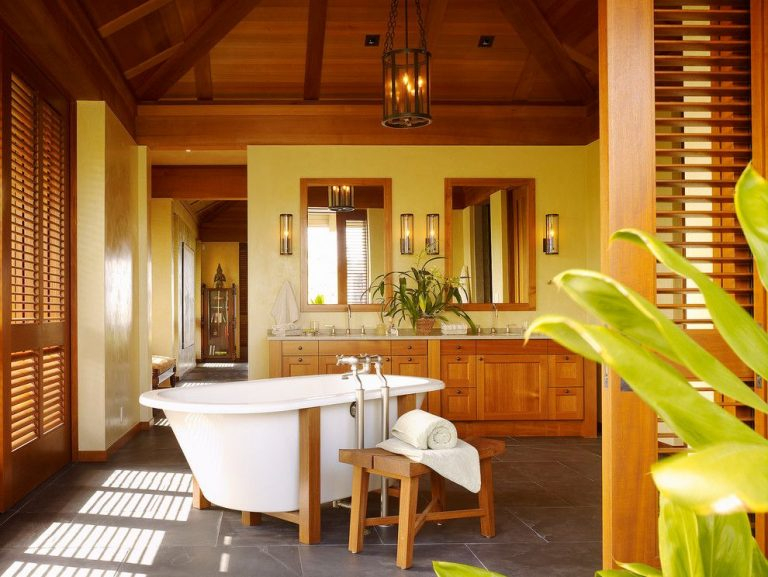 15 Dreamy Tropical Bathrooms For An Island Home inside Tropical Modern Bathroom Design