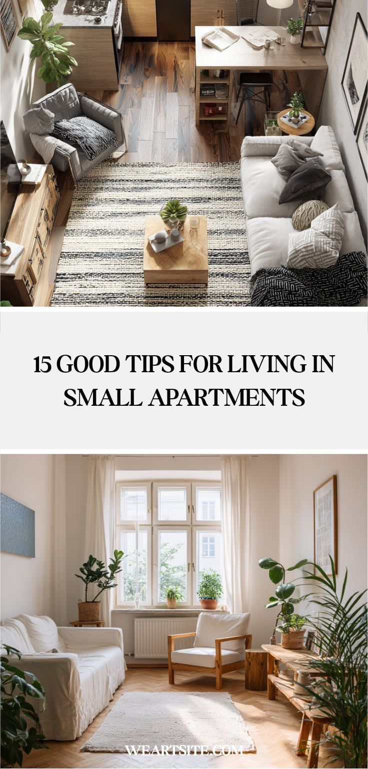 15 Good Tips For Living In Small Apartments In 2025 | Small Cozy ... regarding How to Make Your Small Apartment Feel Huge with These 2026 Organization Hacks