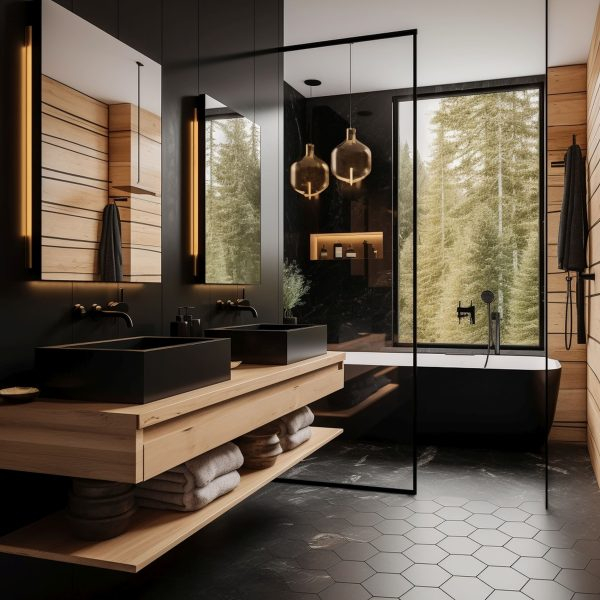 15 Matte Black Bathroom Fixture Ideas You’ll Love – Rhythm Of The Home within Matte Black Fixtures Fingerprint Proof