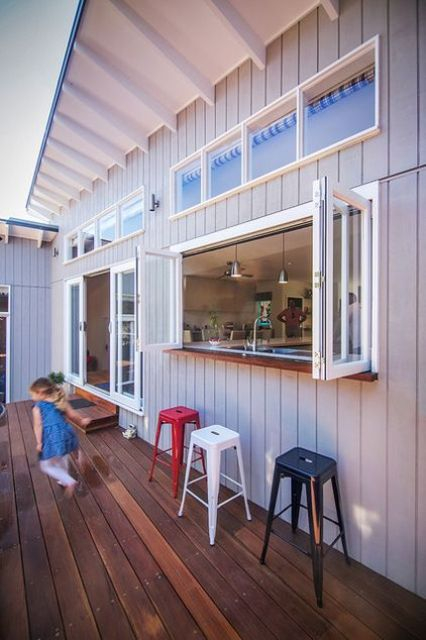 15 Pass Through Kitchen Window Ideas - Shelterness pertaining to Kitchen Pass Through Window