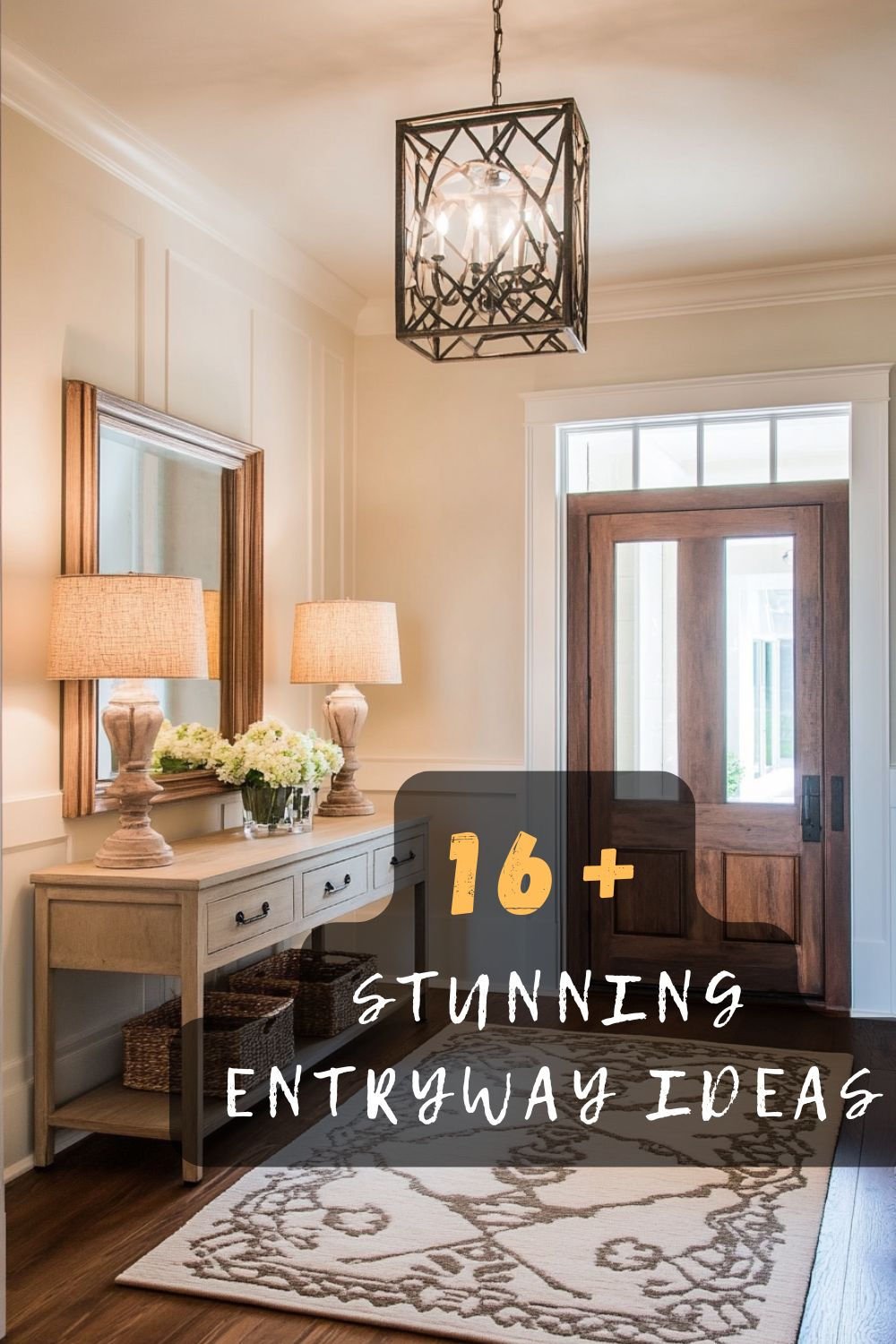 16+ Stunning Entryway Ideas To Transform Your Home | Foyer Ideas ... inside Practical Decor Ideas That Actually Work for Long Entryways