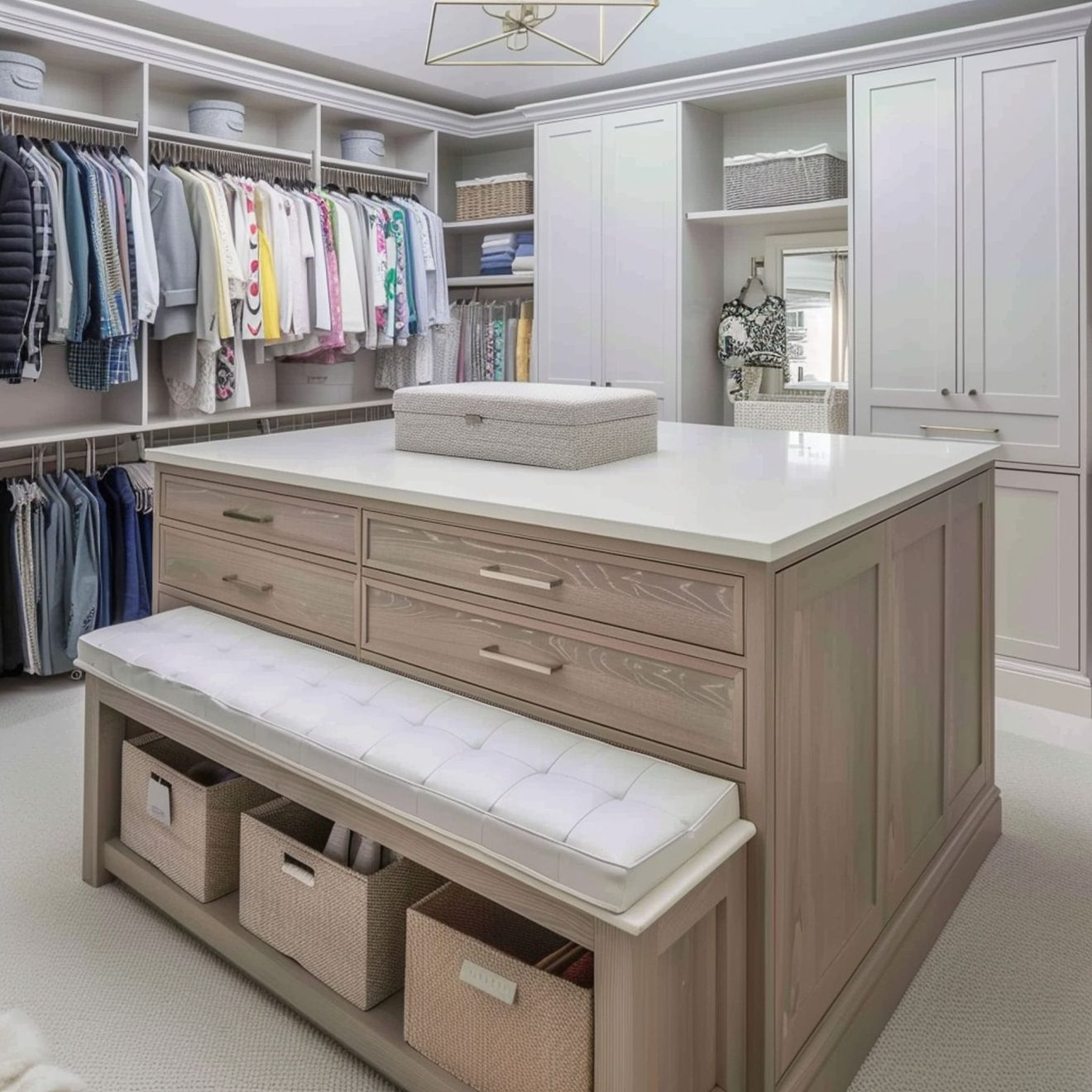 17 Brilliant Closet Island Ideas – Rhythm Of The Home intended for Walk In Closet Island Ideas