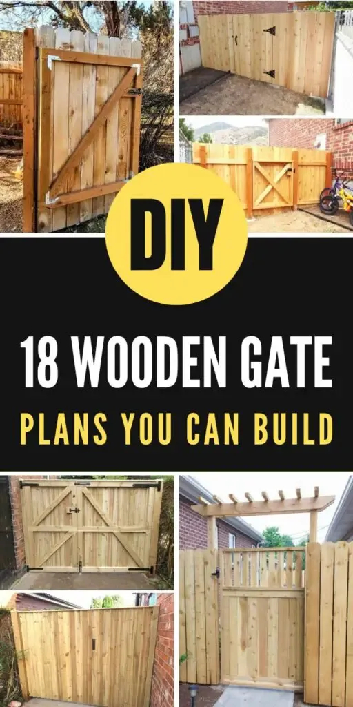 18 Diy Wooden Gate Plans You Can Build - Handy Keen with How To Build A Garden Gate Wooden
