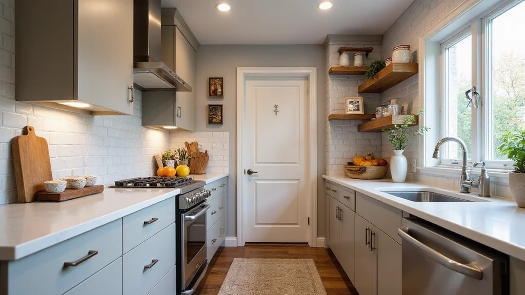 19 Clever Galley Kitchen Layouts That Will Transform Your Space (You'll ... with regard to Narrow Galley Kitchen Remodel Ideas