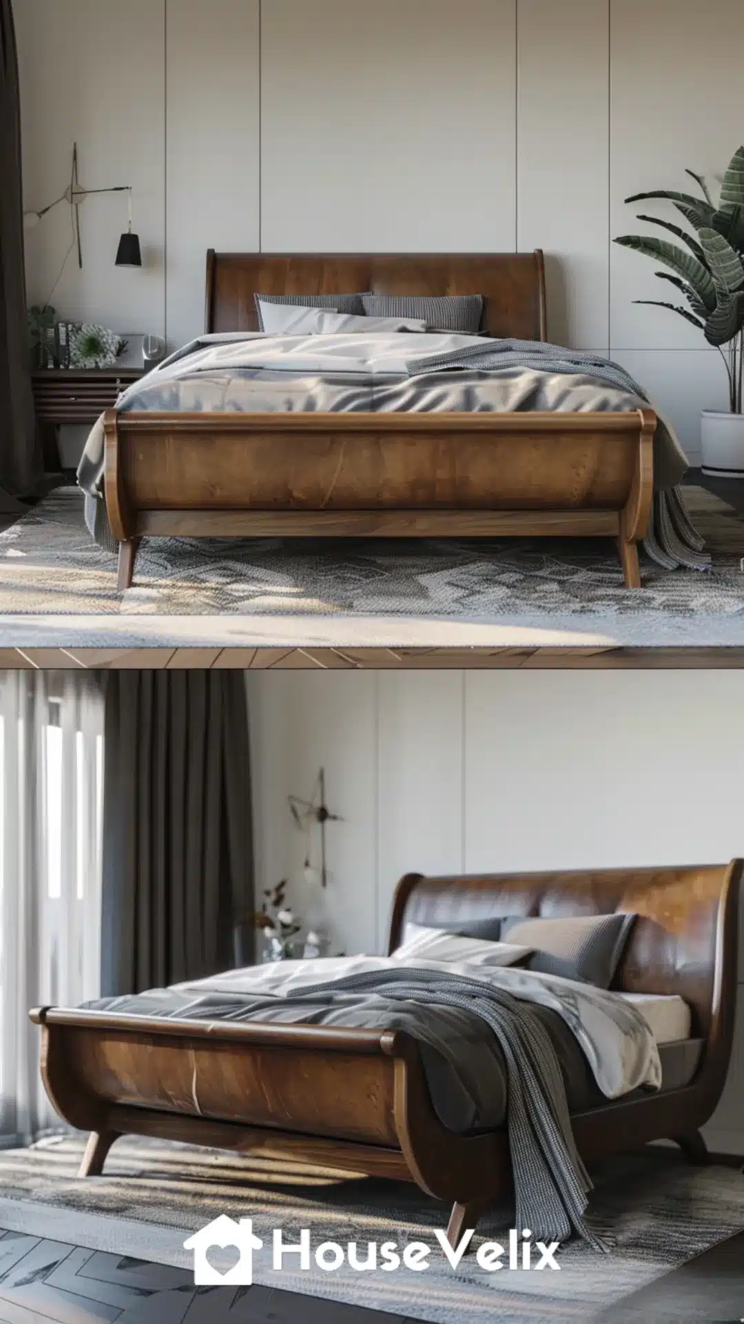 20+ Bed Frame Ideas regarding Sleigh Bed Modern Design