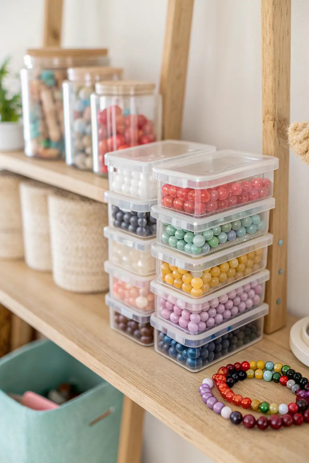 20+ Clever Bead Organizer Ideas For A Tidy Craft Space - Alderlight intended for Bead Organization Container