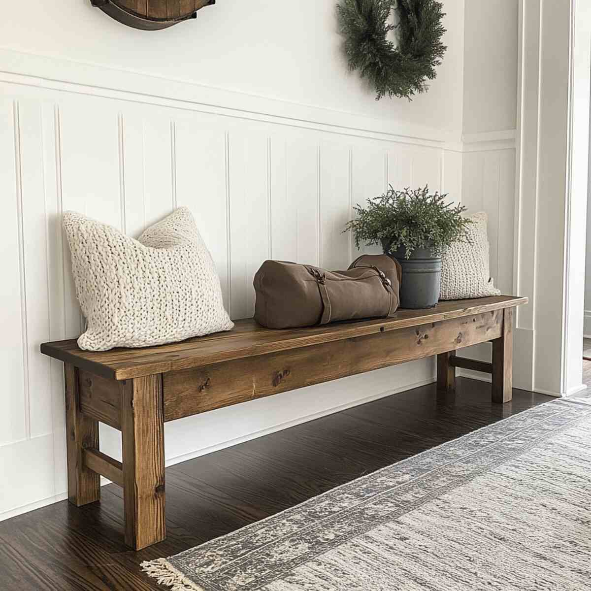 20 Entryway Bench Ideas To Organize And Beautify Your Space within Bench Seating Dining Room