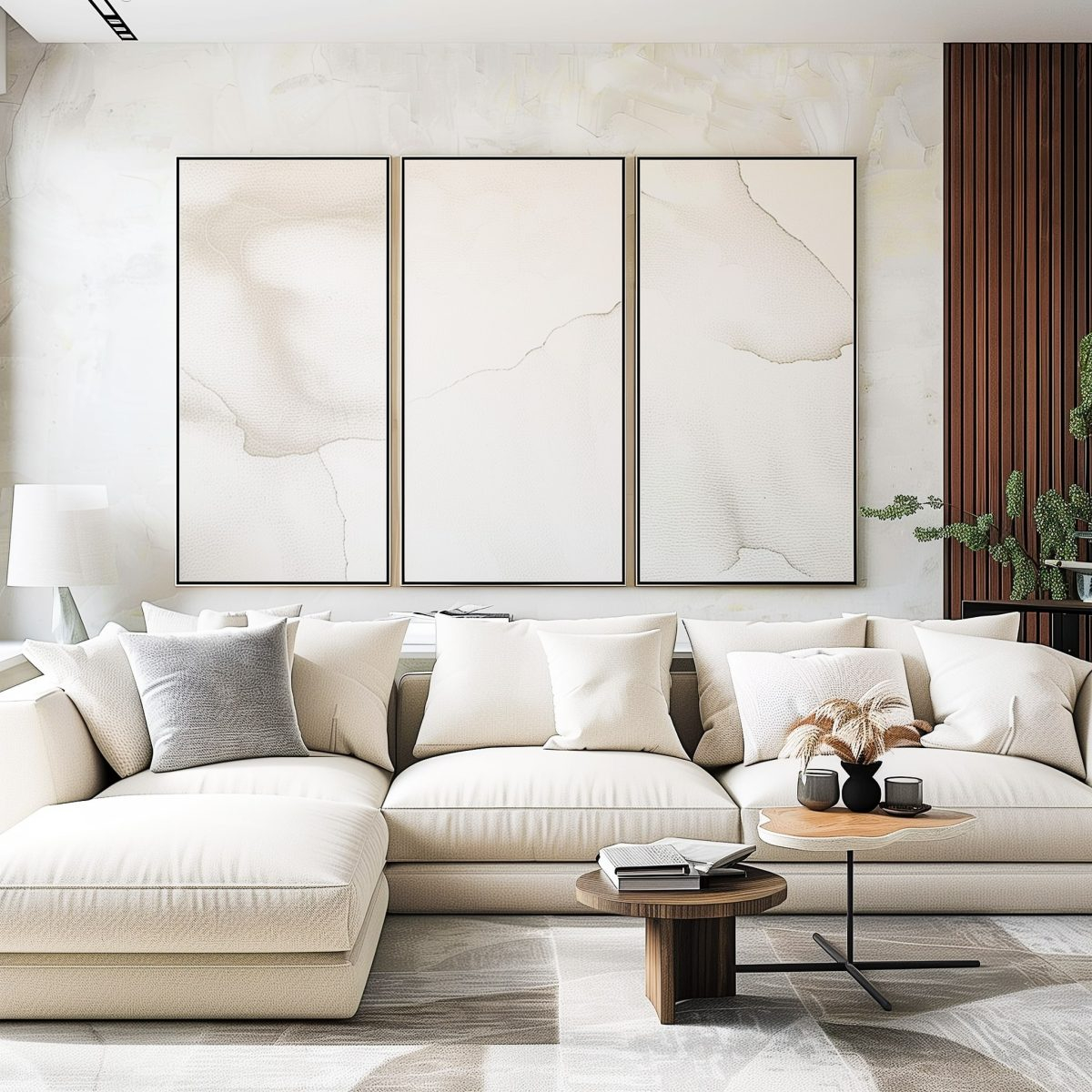 20+ Ideas To Turn Your Large Blank Wall Into A Living Room Showstopper ... intended for Wall Washer Light Effect