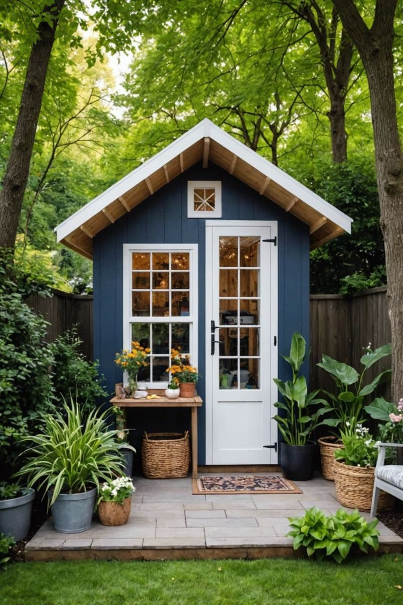 20 She Shed Goals To Inspire Your Dream Outdoor Oasis | Backyard Guest ... with Shed Design Modern Studio