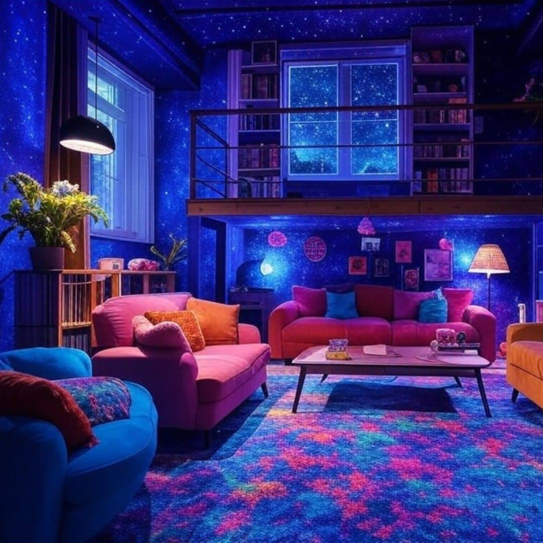 20 Whimsical Room Ideas To Transform Your Space With Playful Charm ... within Retro Futuristic Home Decor