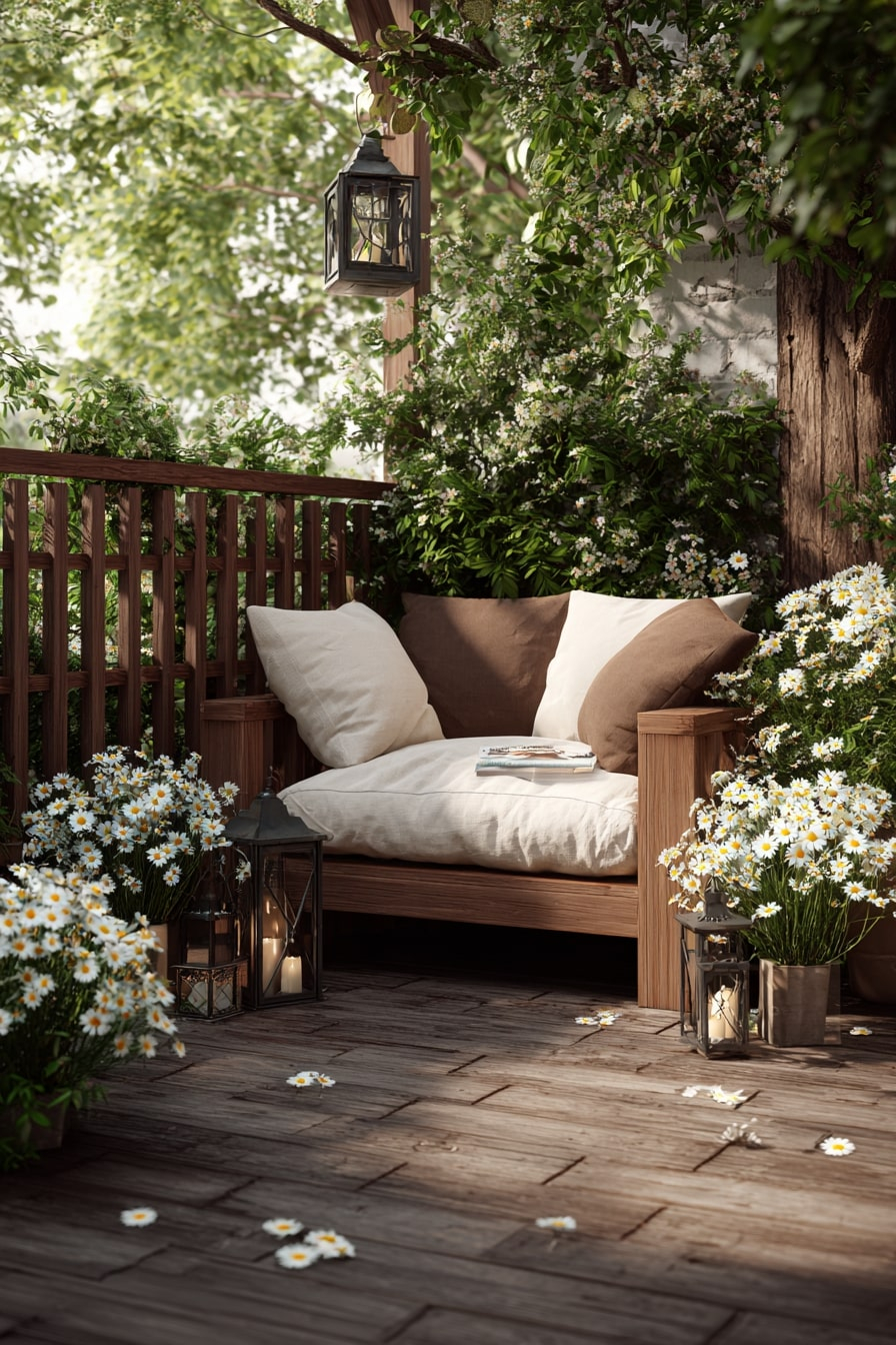 22 Corner Decking Ideas To Transform Unused Corners for Indoor Garden Room Design