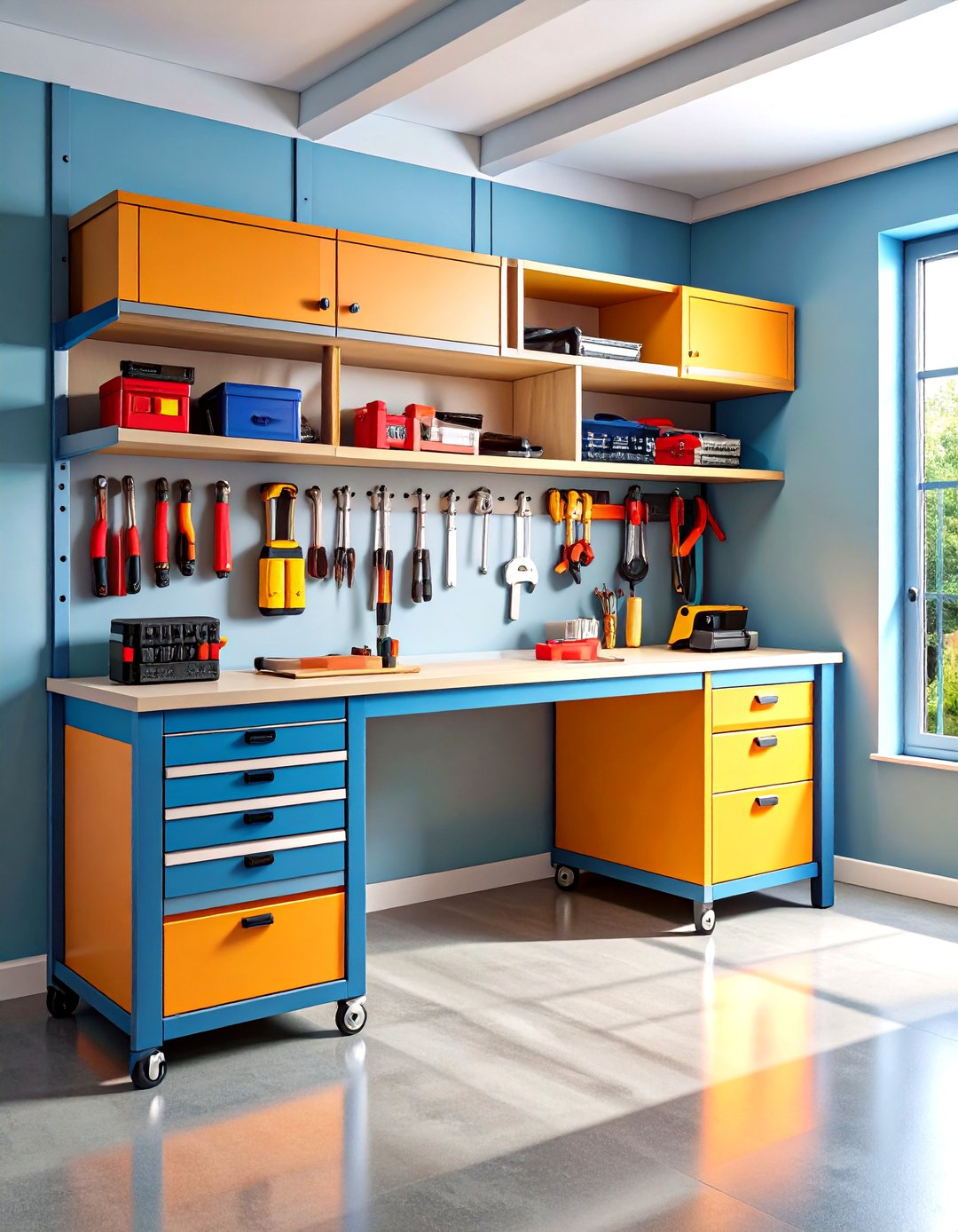 24 Garage Workbench Ideas For Sturdy Workspace Setups - Too Much Time in Designing Workbench Drawers That Save Time and Reduce Frustration