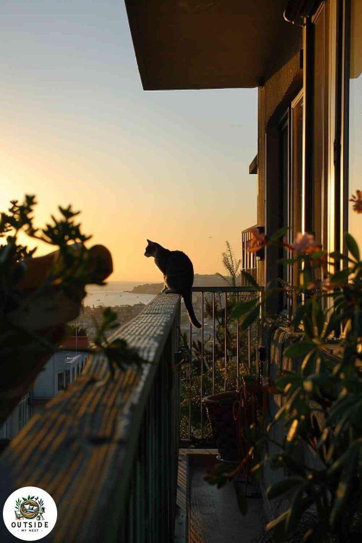 25 Quaint Ways To Design A Cat-Friendly Balcony with regard to Bedroom Balcony Design