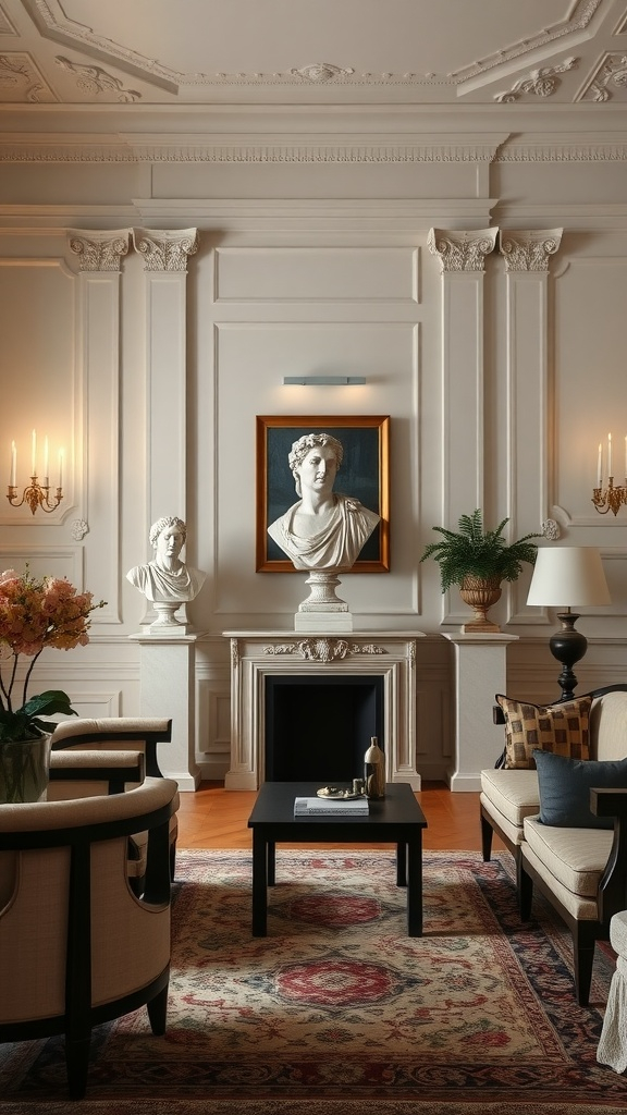 25 Stunning Neoclassical Living Room Designs To Inspire Your Home ... pertaining to Why Neoclassical Design Is Having a Quiet Moment in 2026