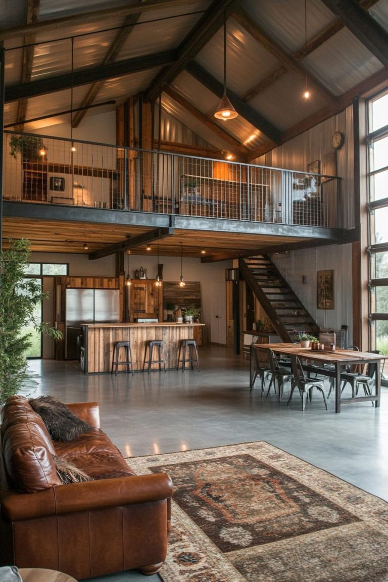 28 Barndominiums With Lofts That Blend Rustic And Modern throughout Mastering the Open Plan in NYC Lofts Without Losing Intimacy