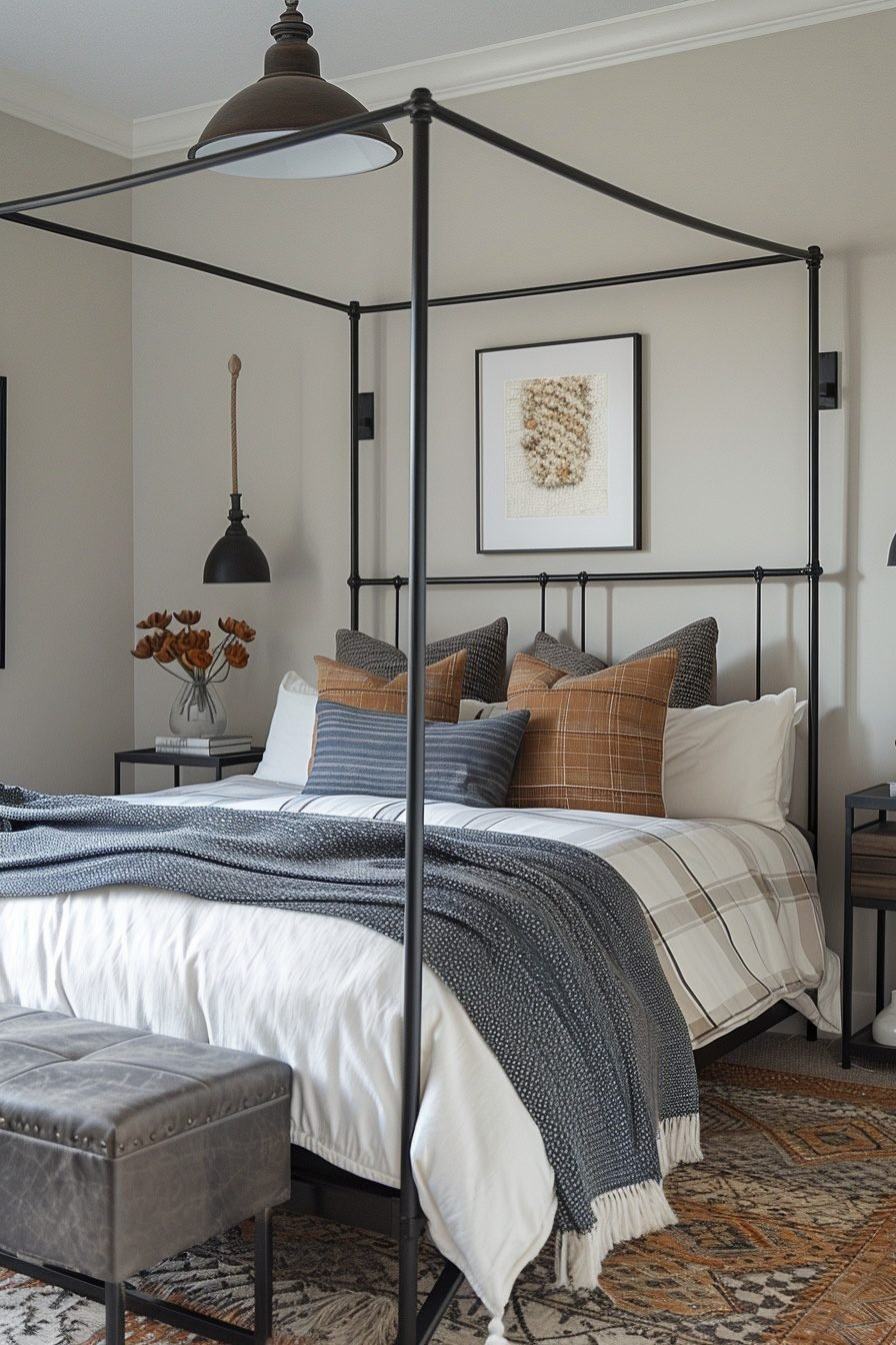 29 Canopy Bed Ideas For A Dreamy Bedroom - Learn California in How to Style a Minimalist Canopy Bed Without the Clutter