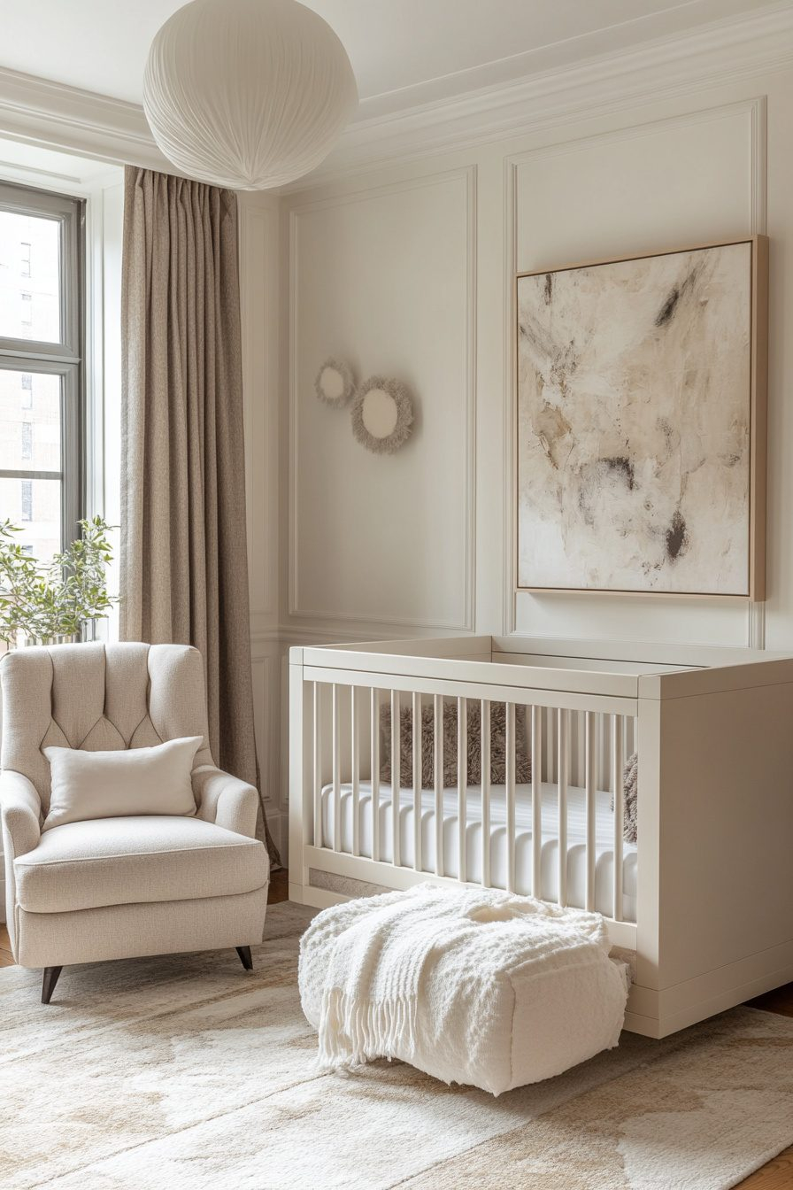 29 Neutral Nursery Ideas For Creating A Calming Baby Space - My Elegant ... inside Modern Neutral Nursery Ideas That Avoid the Sterile Look