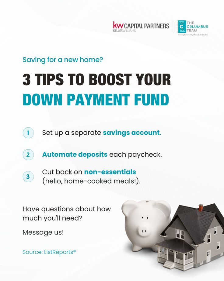 3 Tips To Boost Your Down Payment Fund In 2025 | Capital Partners, Down ... with regard to Creative Ways to Fund Your Rental Property Down Payment Without Savings