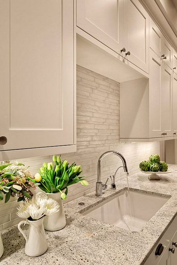 30 Awesome Kitchen Backsplash Ideas For Your Home 2017 with Mother Of Pearl Wall Tiles