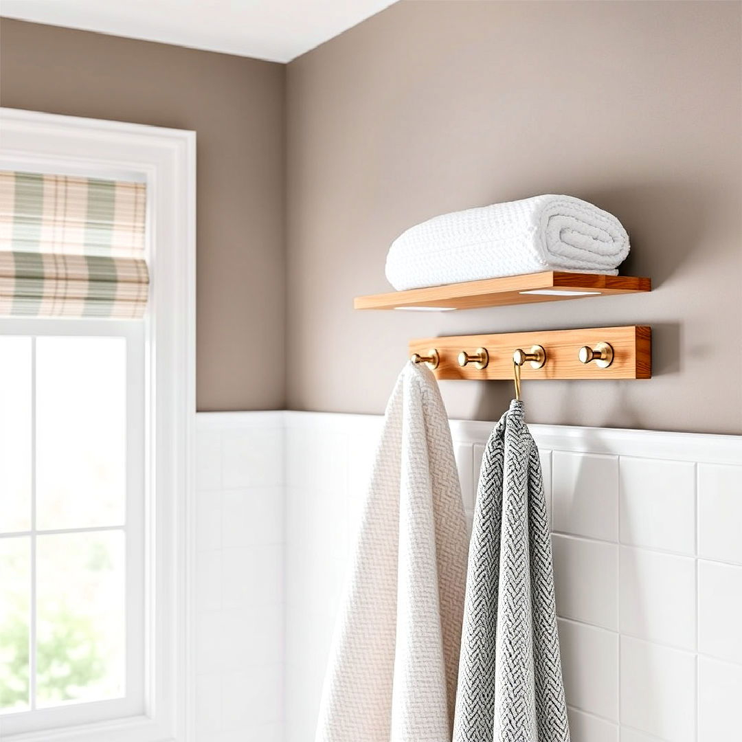 30 Bathroom Towel Rack Ideas You’ll Love throughout Towel Bar Vs Hook Bathroom