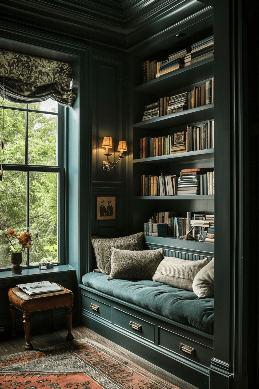 31+ Cozy Reading Nook Concept Ideas for Transforming Awkward Corners into Cozy Reading Nooks with Hidden Storage