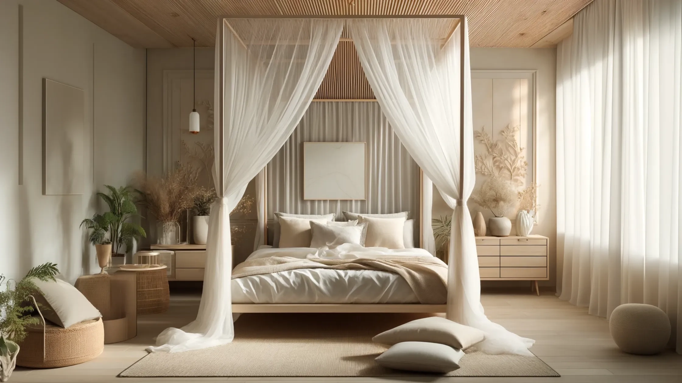 40+ Canopy Bed Ideas in How to Style a Minimalist Canopy Bed Without the Clutter