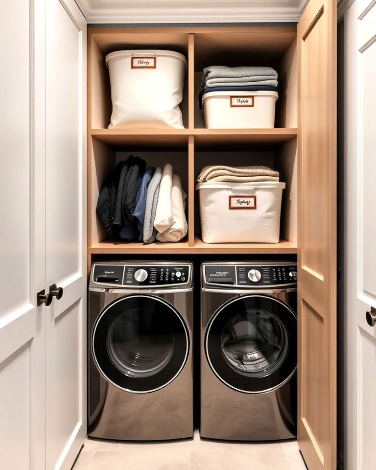 40 Modern Laundry Room Ideas For Stylish Utility Spaces regarding Laundry Sorting System Home