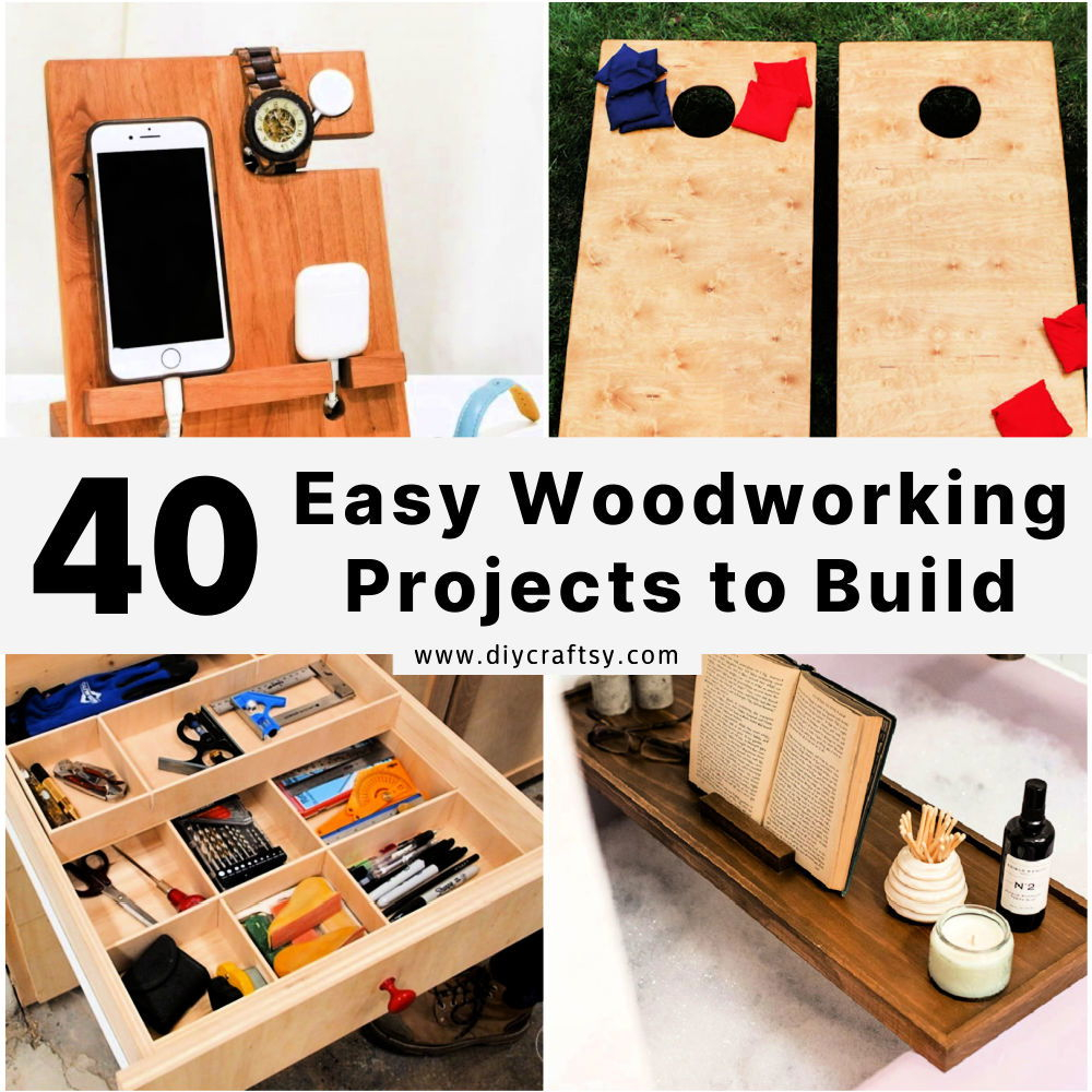 40 Small Woodworking Projects And Ideas For Beginners with regard to Master the Basics of DIY Woodworking through Practical Home Projects