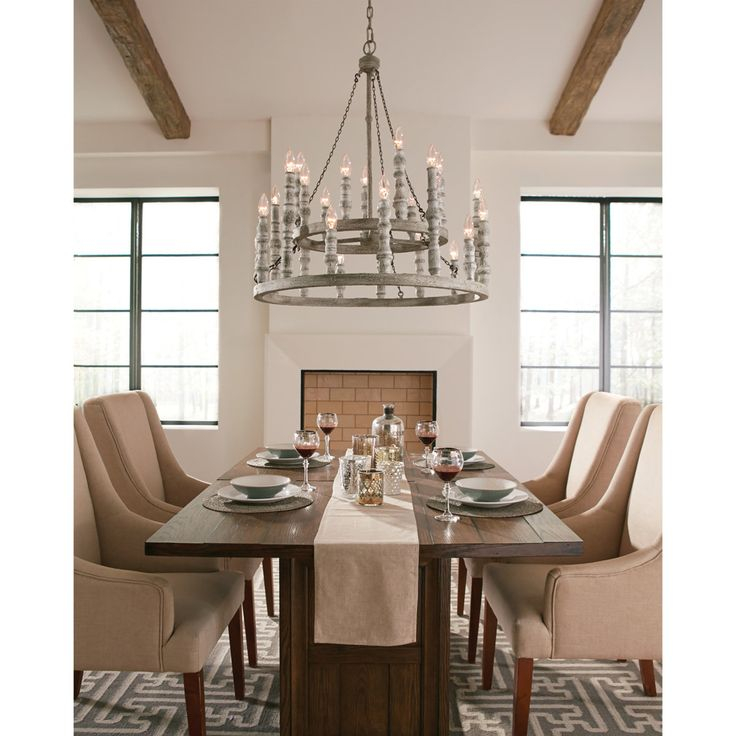 43 Farmhouse Dining Room Lighting Ideas To Brighten Your Space ... regarding Candelabra Bulb Led Flame Tip