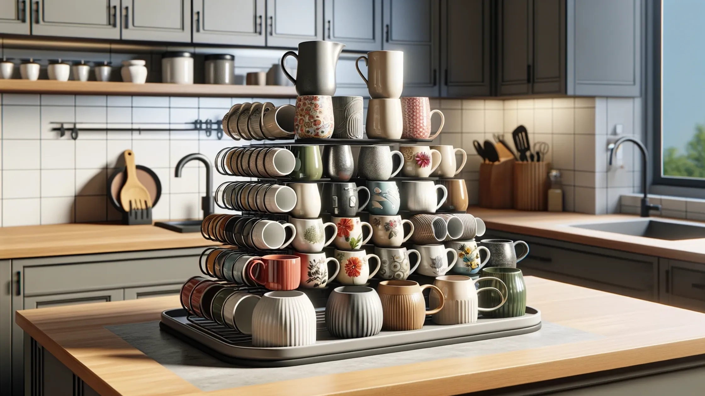 45+ Mug Organization Ideas inside Mug Organizer Cabinet