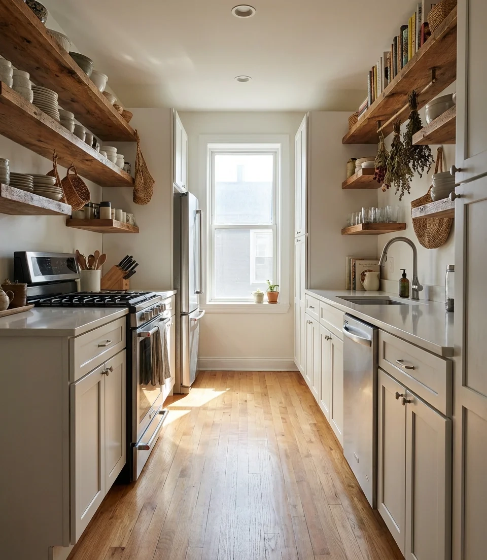 46 Tiny Kitchen Ideas 2026: Smart Layouts, Storage Hacks & Budget ... with regard to Narrow Galley Kitchen Remodel Ideas