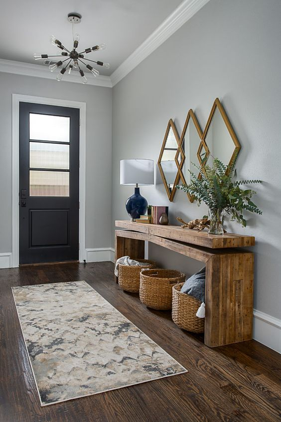 48 Awesome Modern Farmhouse Entryway Decorating Ideas - Page 35 Of 47 ... pertaining to Practical Decor Ideas That Actually Work for Long Entryways