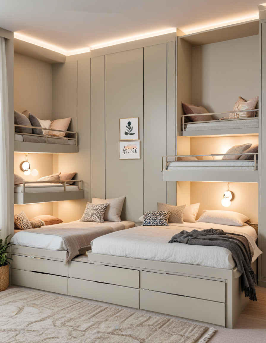 48 Shared Bedroom Ideas To Maximize Space And Style throughout Creating Personal Zones in a Shared Bedroom Without Building Walls