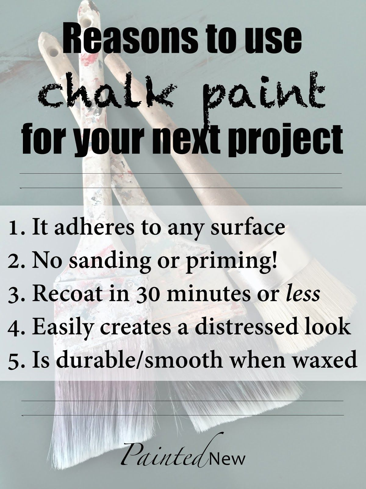 5 Reasons To Use Chalk Paint For Your Next Project with regard to Clay Paint Vs Chalk Paint