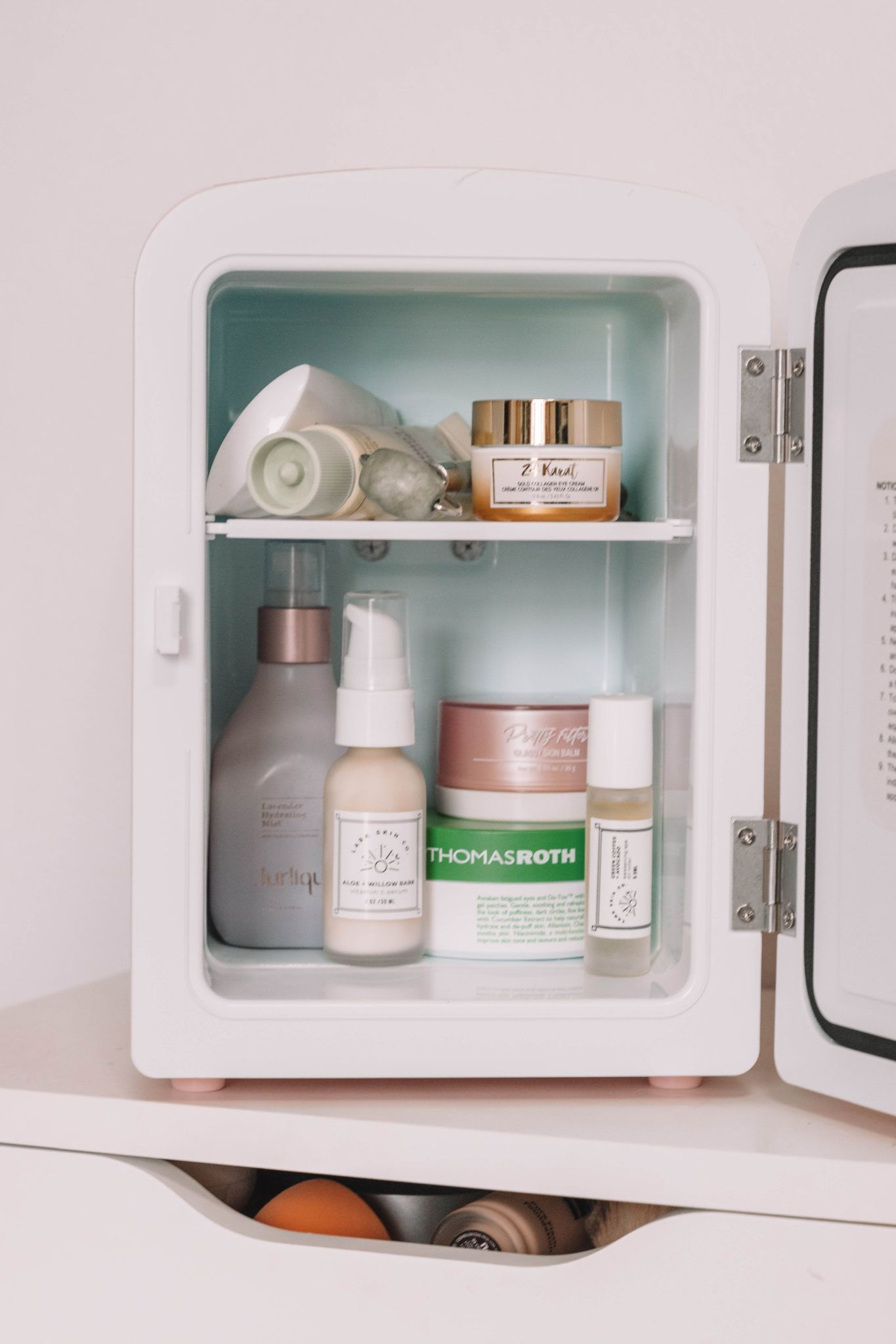 5 Skincare Products That Belong In Your Fridge For Maximum Benefits ... inside Skincare Fridge Organization