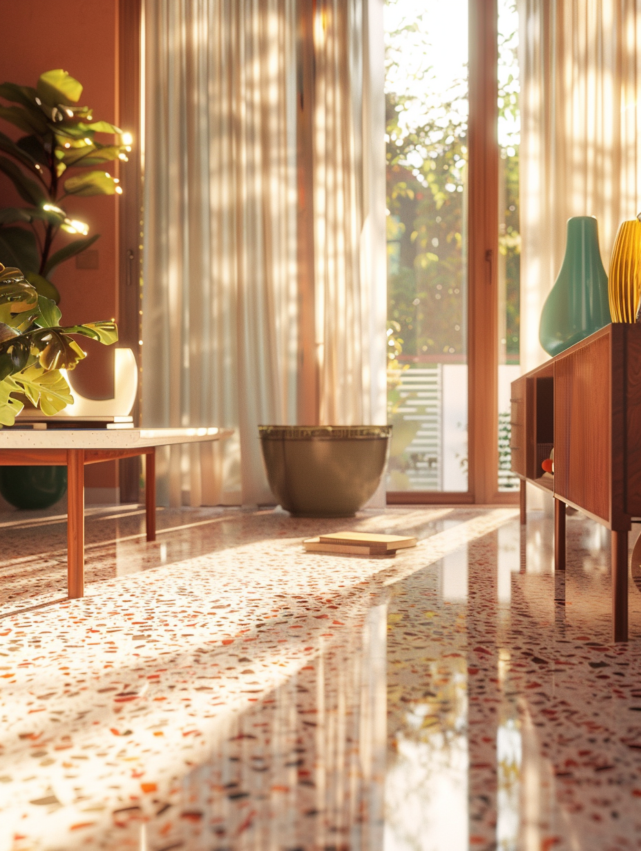 50 Ways Terrazzo Transforms Homes From Vintage Charm To Modern Chic ... inside Blending Retro Charm with Modern Minimalism Using Terrazzo Tiles