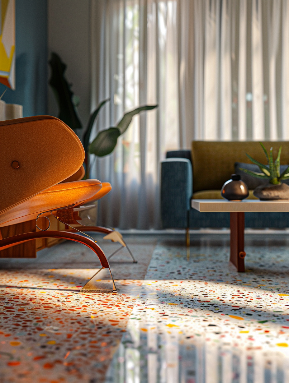 50 Ways Terrazzo Transforms Homes From Vintage Charm To Modern Chic ... with Terrazzo Tile Floor Design