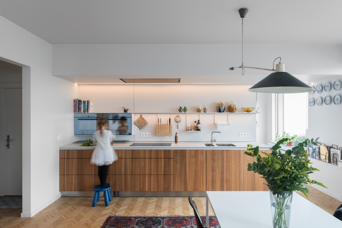 50 Wonderful One Wall Kitchens And Tips You Can Use From Them with regard to Grocery Bag Dispenser Wall