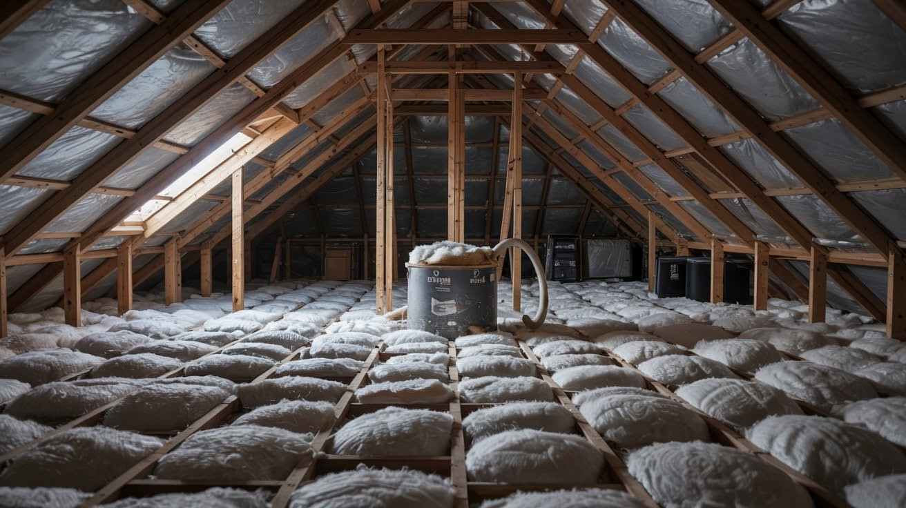 7 Best Insulation Options For Your Attic Ceiling - Willyhomes intended for The Real Cost of DIY Blown-In Cellulose Insulation for Your Attic This Year