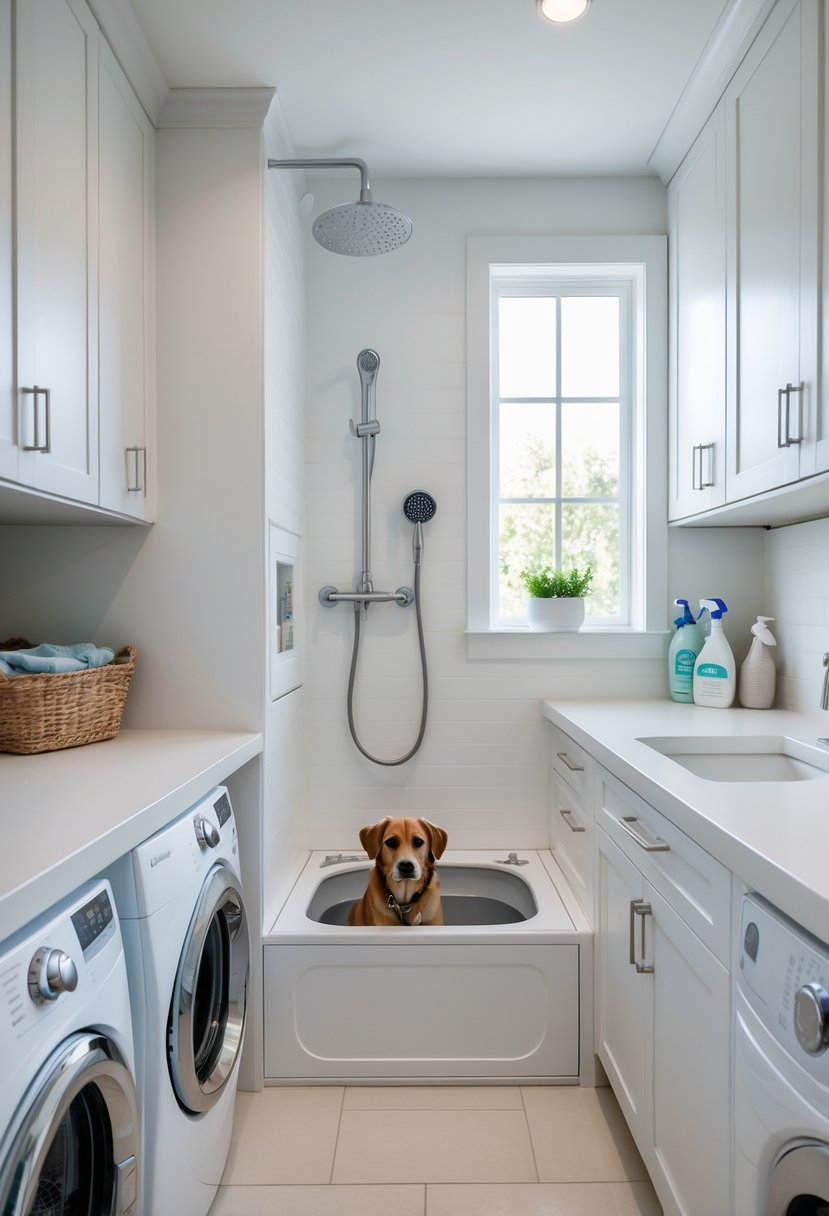 7 Dog Washing Station In Laundry Room Ideas For Efficient And ... for Why 2026 Is the Year to Add a Dedicated Dog Shower to Your Laundry Space