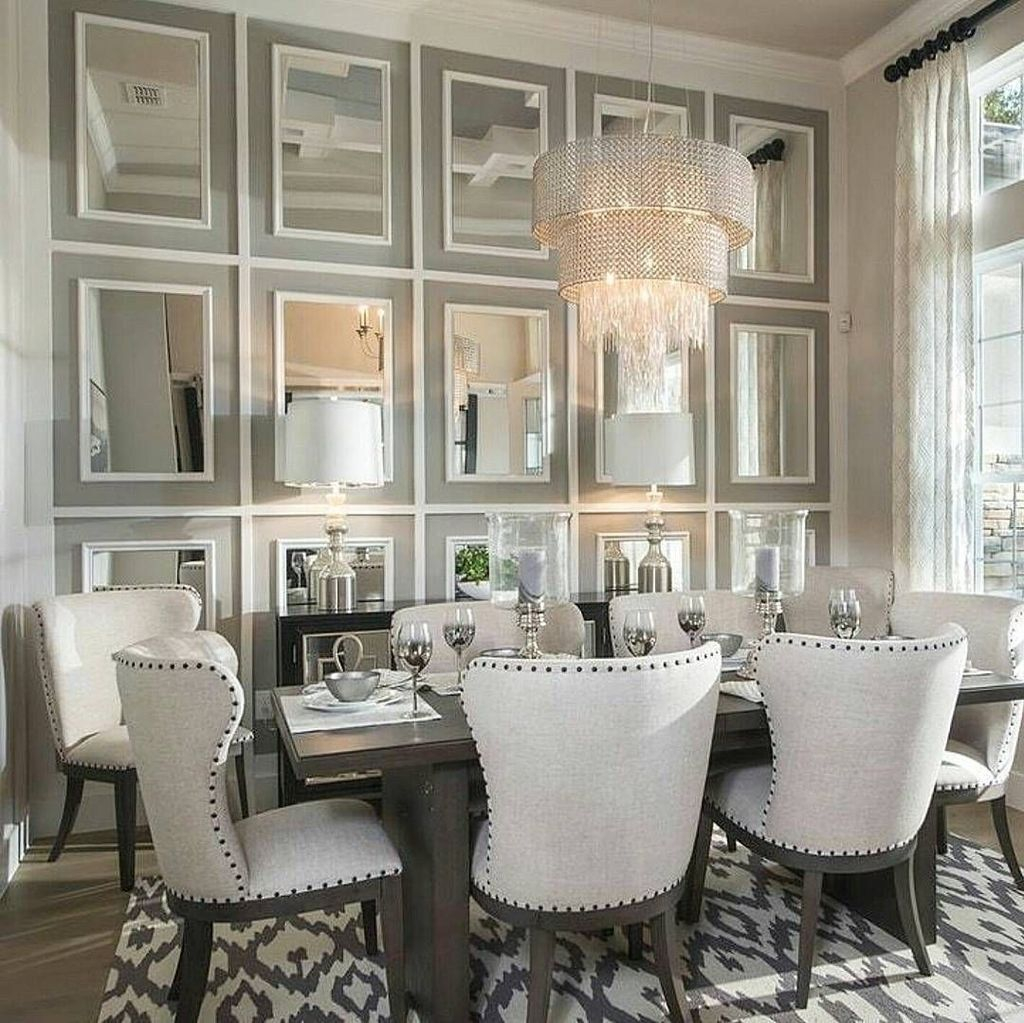 7 Stunning Mirrored Wall Dining Room Ideas That Will Transform Your Space regarding Dining Room Wall Decor Ideas
